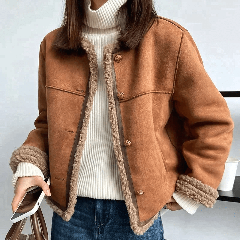 Lily | Luxurious suede jacket