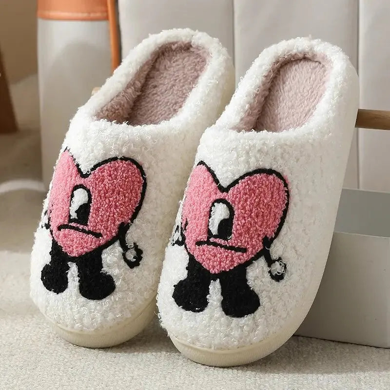 AVA COZY HEART SLIPPERS