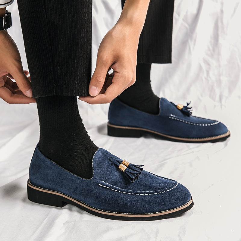 Enzo Torino Suede Loafers