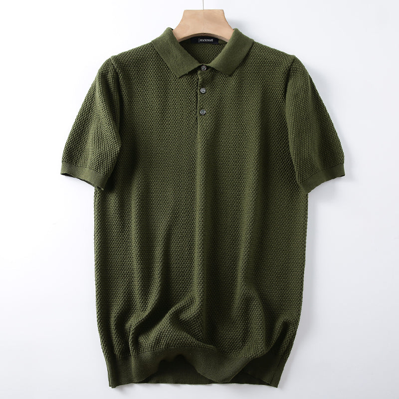 Lugen Knitted Polo Shirt