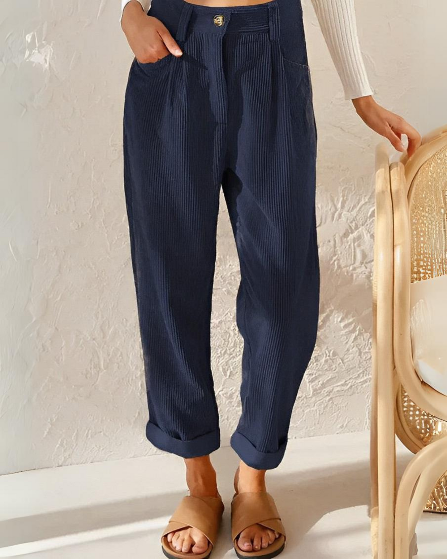 Jennifer | Stylish Corduroy Trousers