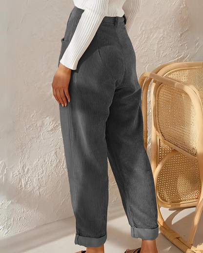 Jennifer | Stylish Corduroy Trousers