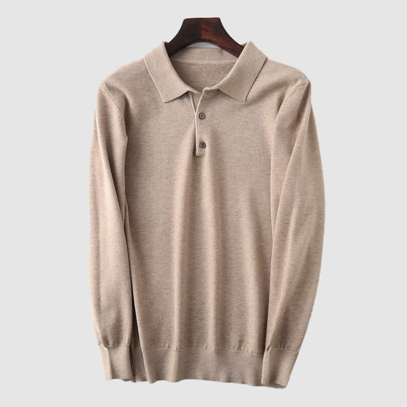 Vinizio Manhattan Long Sleeve Polo Shirt