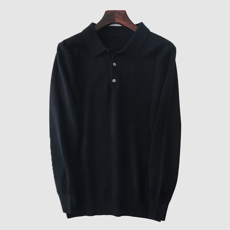 Vinizio Manhattan Long Sleeve Polo Shirt