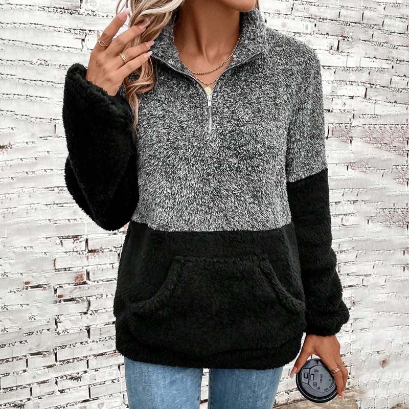 Colour Block Casual Sweatshirt