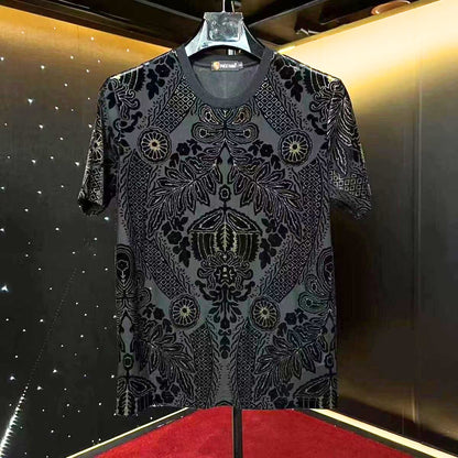 THE RICARDO LUXURY VELVET T-SHIRT