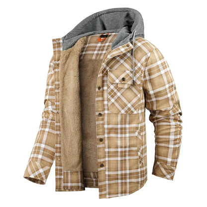 Noah - Flannel Fleece Winter Jacket