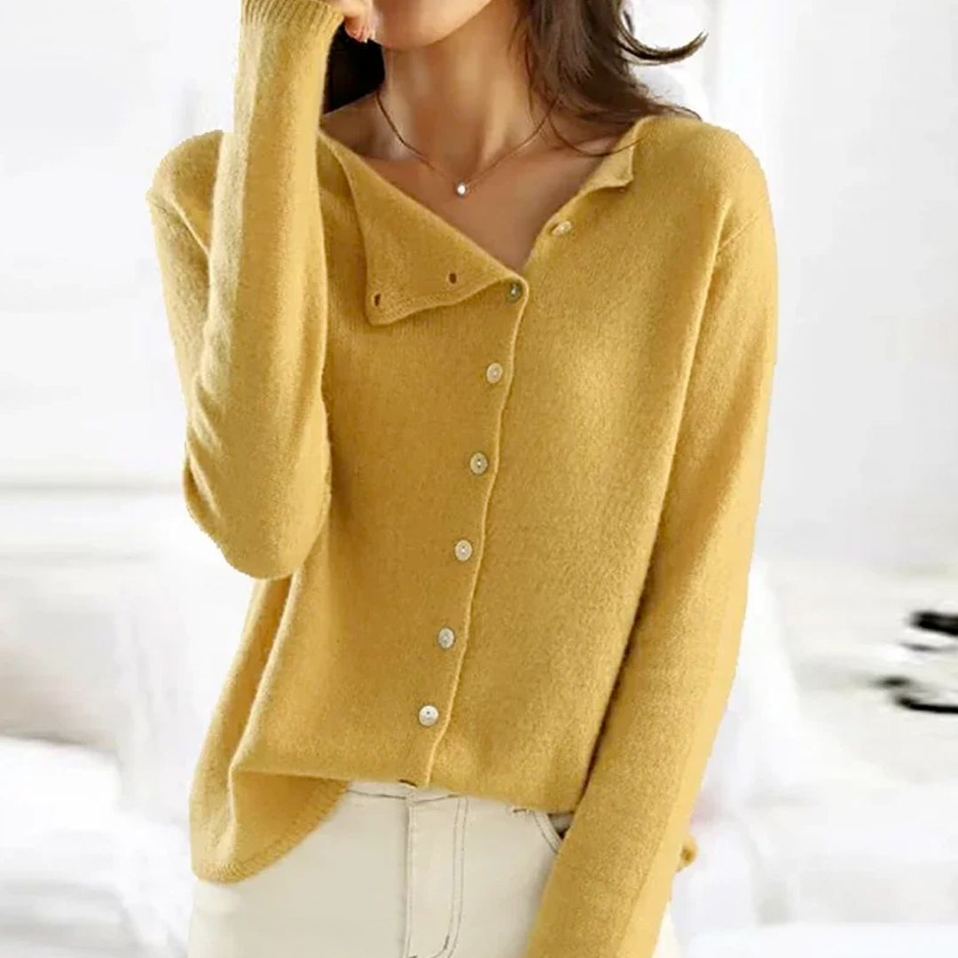 VERA BUTTON UP SWEATER