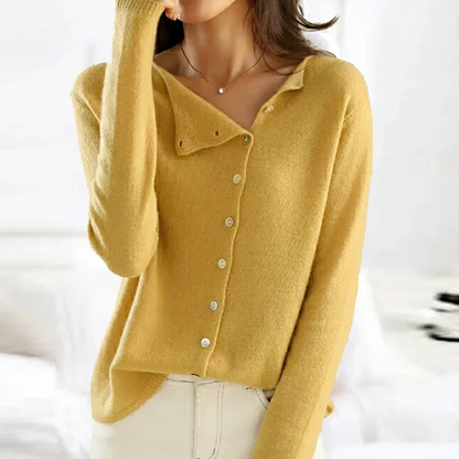 VERA BUTTON UP SWEATER