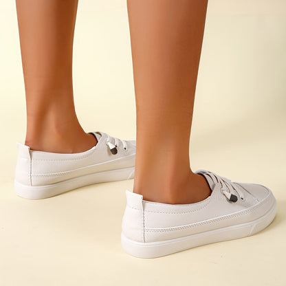 Léa | Slip-On Flat Skate Shoes