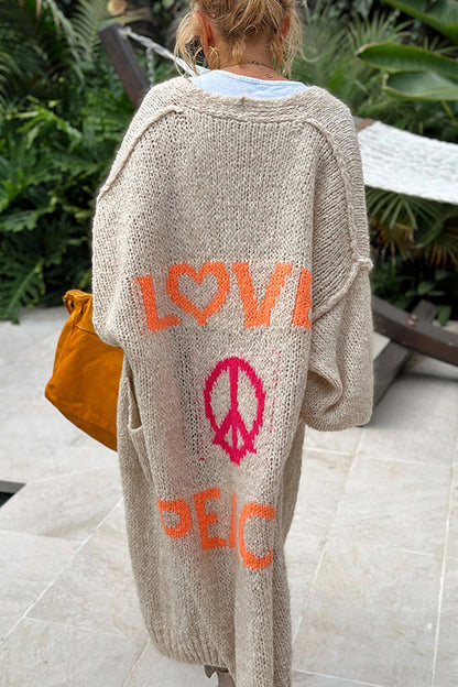 Ibiza - Love & Peace Cardigan