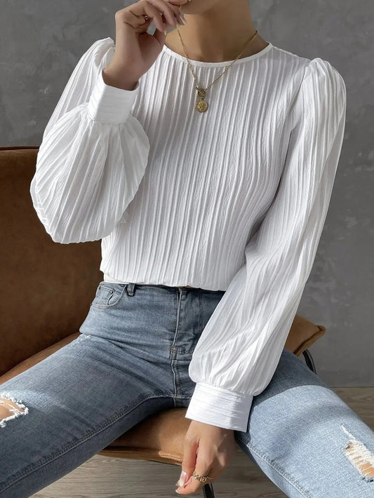 SAVANNAH | PLEATED BLOUSE