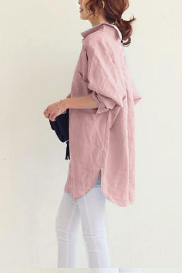 Oversized Linen Shirt