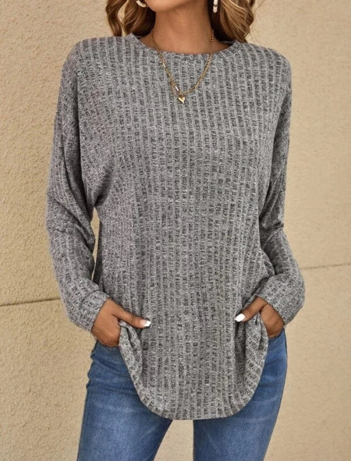 Long-Sleeved Wool Pullover