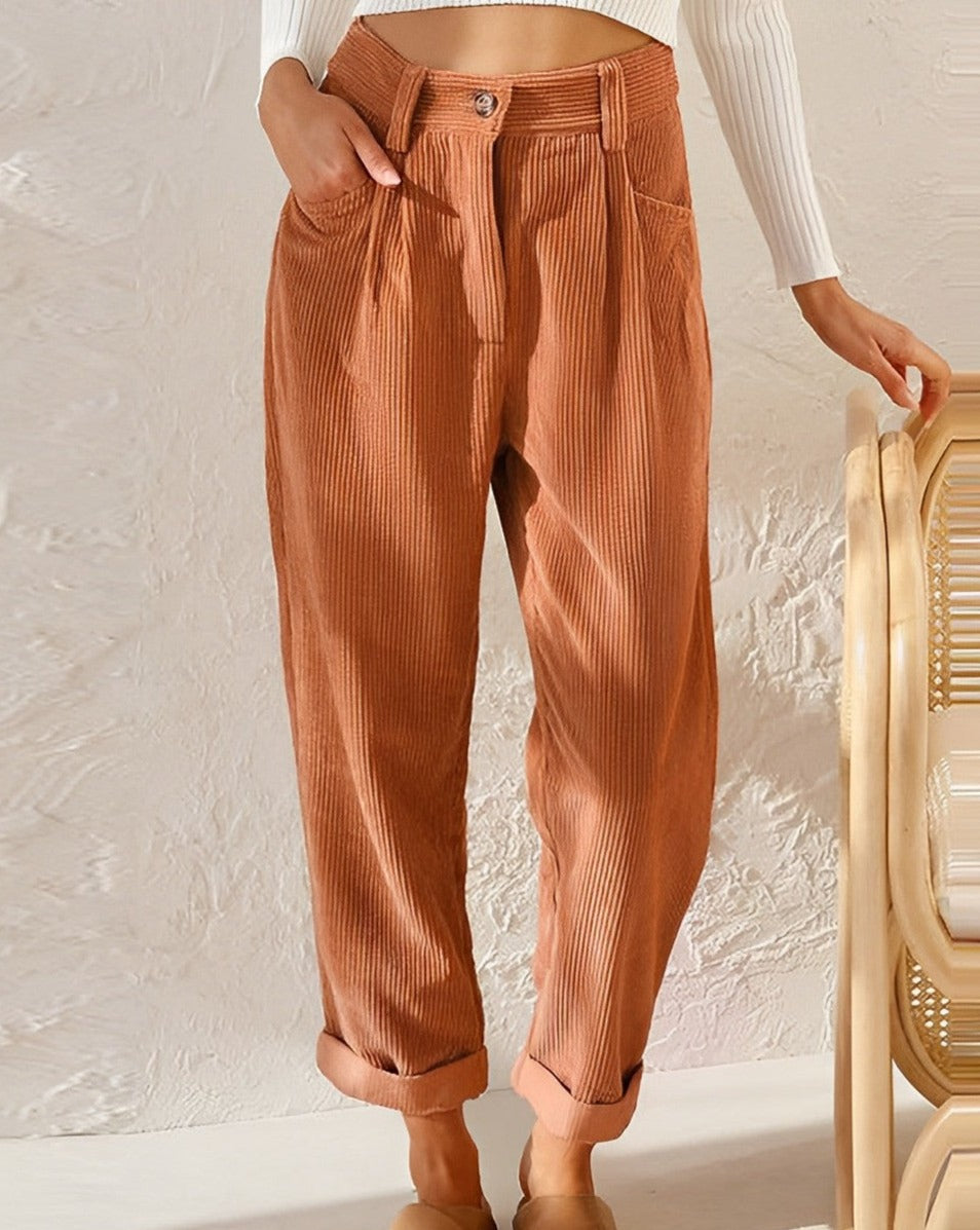 Jennifer | Stylish Corduroy Trousers